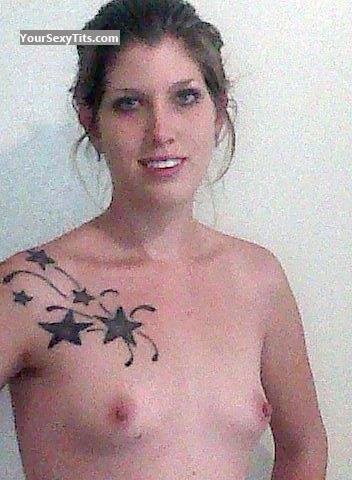 Tit Flash: Small Tits - Topless Morgan from United States